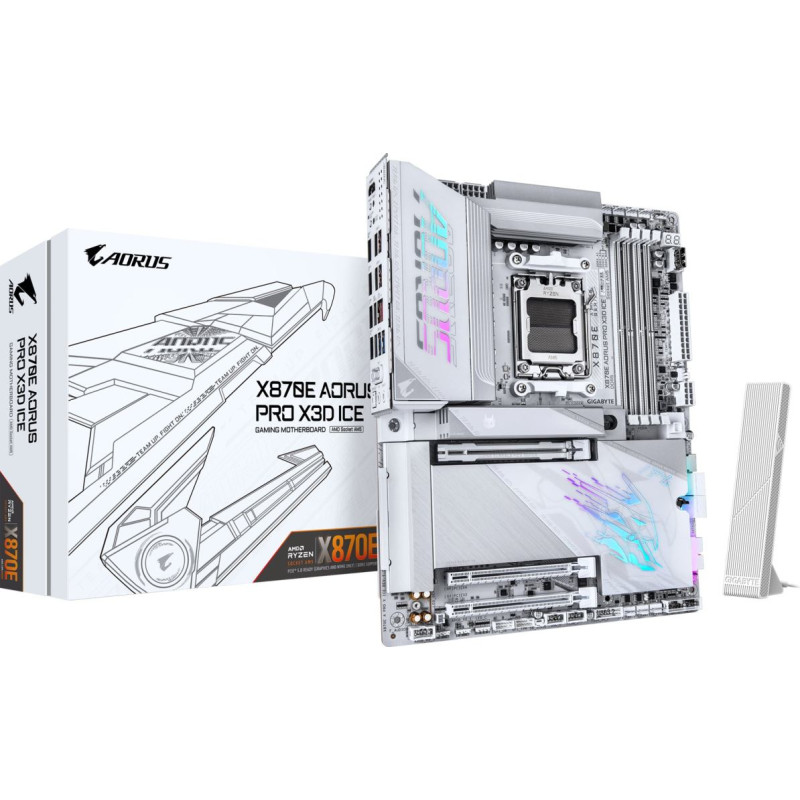 Gigabyte Płyta gł&oacute;wna Gigabyte X870E AORUS PRO X3D ICE