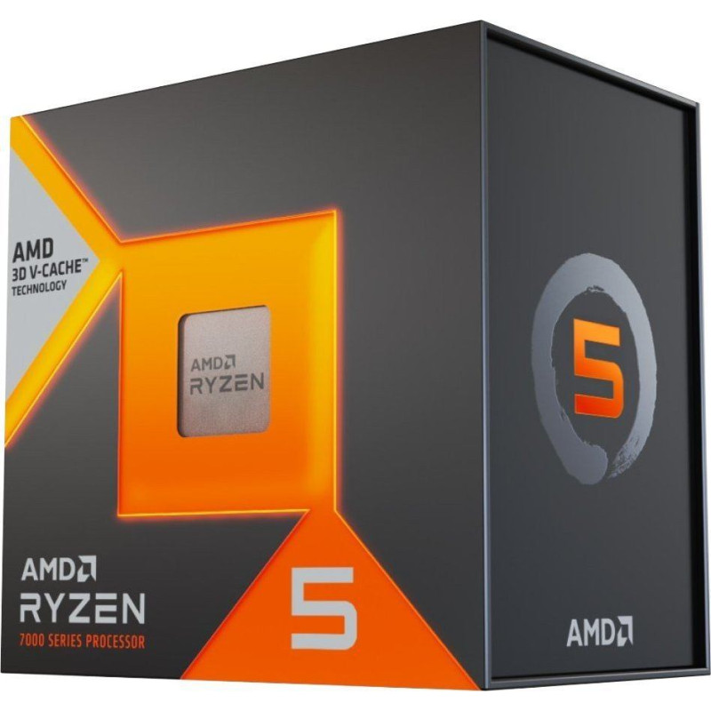 AMD Procesor AMD Ryzen 5 7500X3D, 4 GHz, 96 MB, BOX (100-100001904WOF)