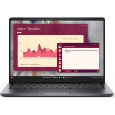 Dell Laptop Dell Laptop Pro 14 PC14250 W11P C7 150U/16GB/512GB/FgrPr/FHD IR Cam&Mic/WLAN+BT|14.0 FHD+|BcklKb/3C/65W/3YPS Magnetite color, textured finish
