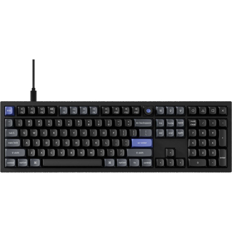 Keychron Klawiatura Keychron Q6 HE 8K Keychron Lime Magnetic Switch (Q6HW-M1)