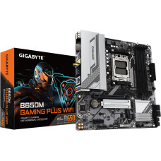 Gigabyte B650M GAMING PLUS WIFI Motherboard - AMD Ryzen 9000 CPUs, 5+2+2 Phases VRM, up to 8000MHz DDR5, 2xPCIe 4.0 M.2, 2.5GbE LAN, WIFI 6E, USB 3.2 Gen 1
