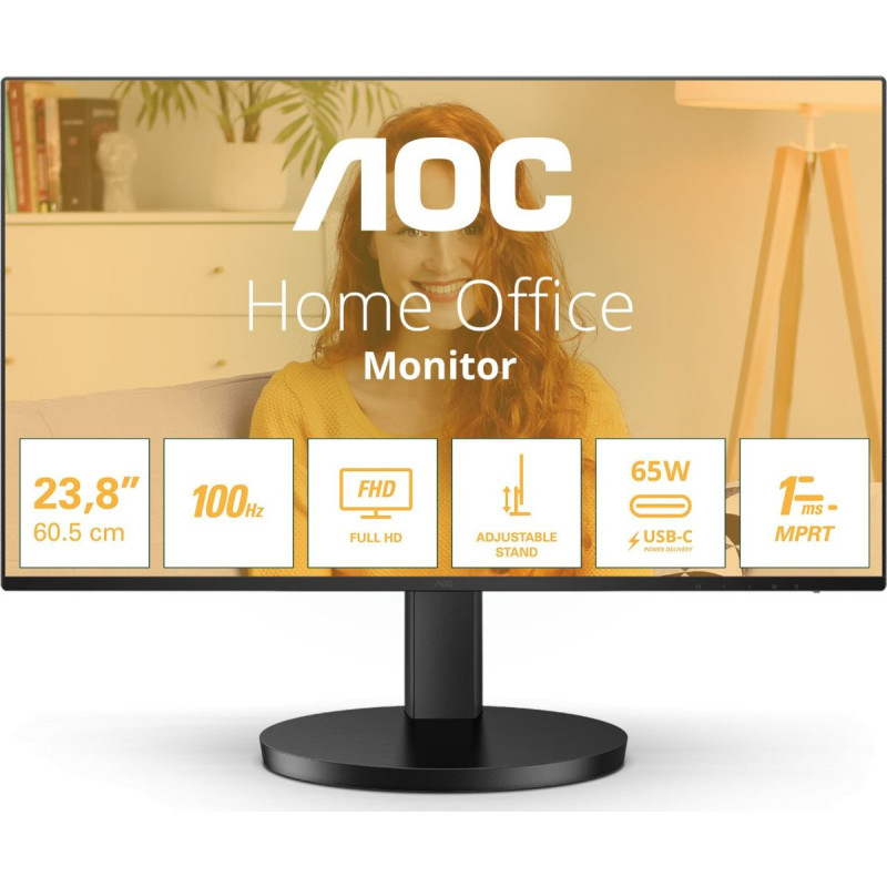 AOC 24B3CF2 - 100Hz | Full HD | 24'' | IPS | 1ms