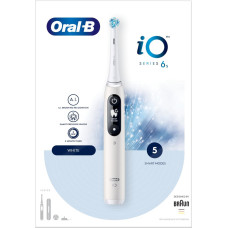 Oral-B Electric toothbrush, iO6 Series, white, 4210201438069