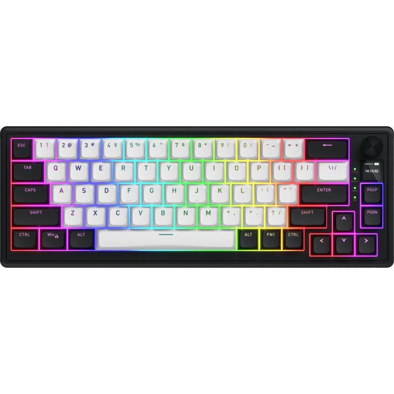 Hator Skyfall 65 MAG ULTIMA 8K Wireless biało-czarna