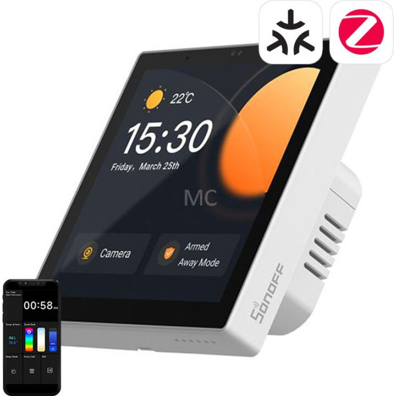 Sonoff Smart Control Panel Matter WiFi/Bluetooth/ZigBee Sonoff NSPanel Pro (white)