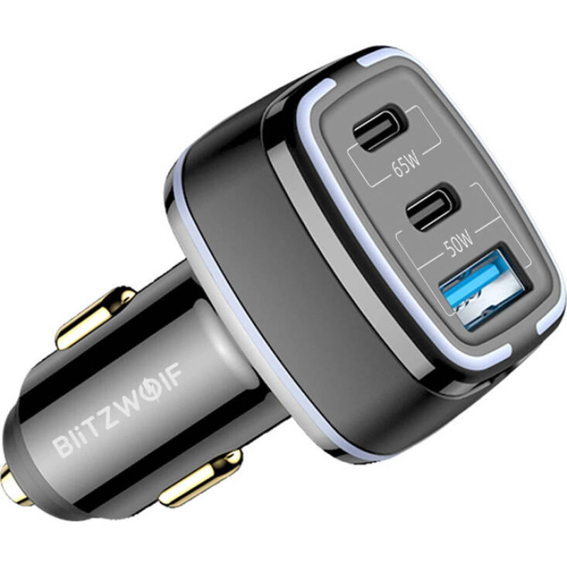 Blitzwolf BW-BC4 115W 3-Port USB PD car charger