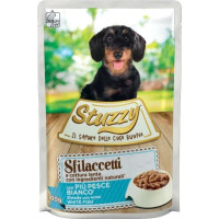Agras Pet Foods STUZZY Sfilaccetti with white fish meat - wet dog food - 100g