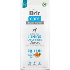 Brit Care Junior Large Breed Salmon - dry dog food - 12 kg