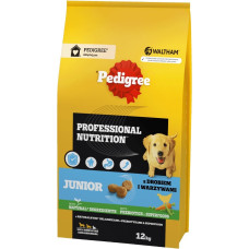 Pedigree Professional Nutrition Junior with poultry and vegetables, medium and large breeds - dry dog food - 12 kg