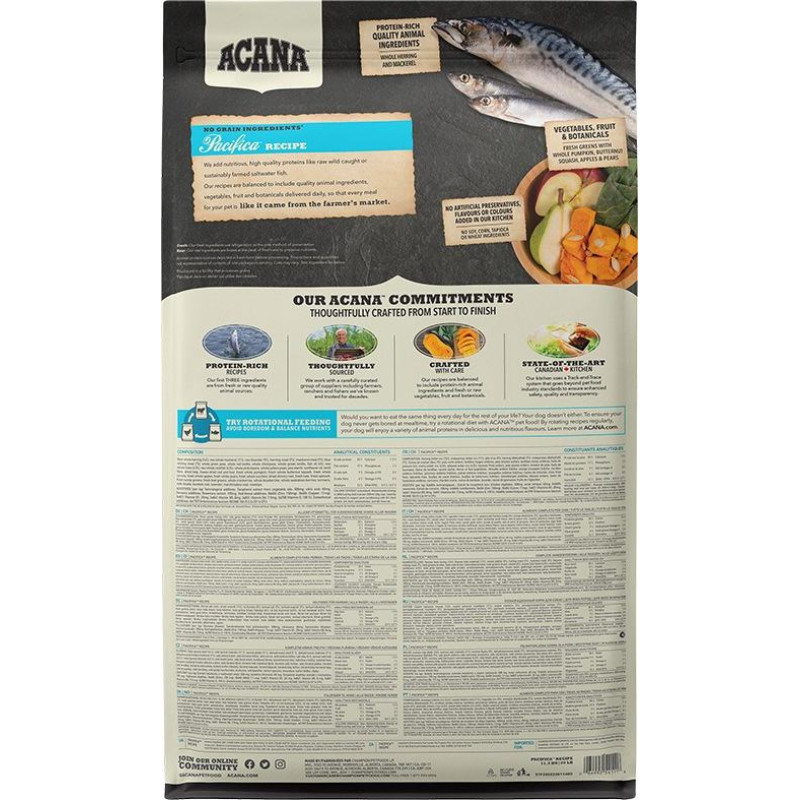 Acana Highest Protein Pacifica - dry dog food - 11.4 kg