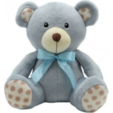 Tulilo Mascot Teddy bear dots grey 30 cm