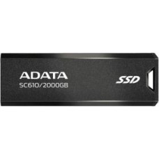 Adata SSD External SC610 2000 GB USB3.2A Gen2 Black