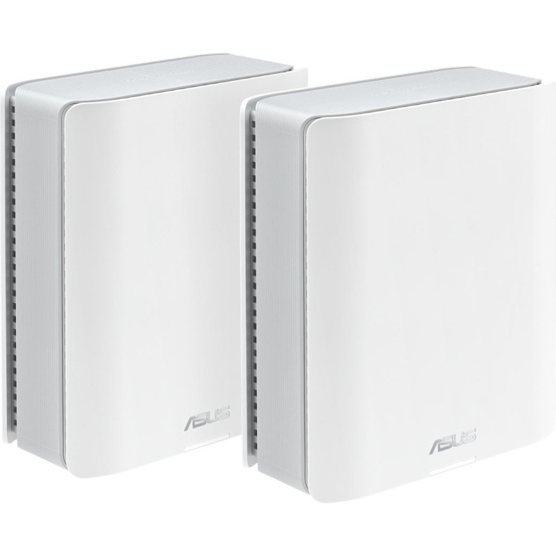 Asus ZenWiFi BT8 (2-pack) Trīs diapazoni (2,4 GHz / 5 GHz / 6 GHz) Wi-Fi 7 (802.11be) Balts 3 Iek&scaron;ējs