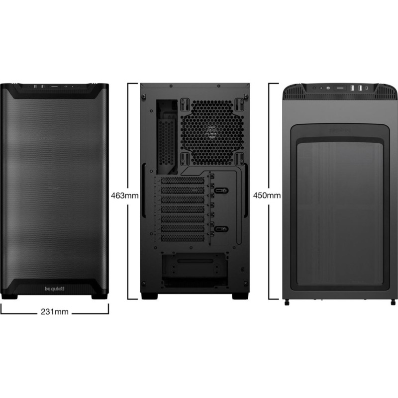 Be Quiet! PURE BASE 501 Airflow Window Black Midi Tower
