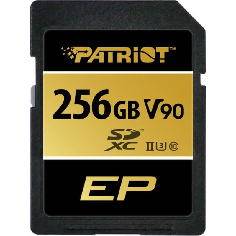 Patriot Memory Memory card PATRIOT V90 256GB SDXC UHS-II U3 Class 10 (PEF256GEP92SDX)