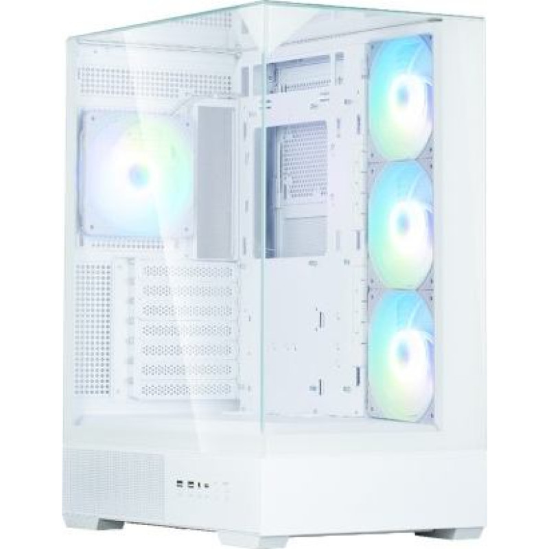 Zalman P40 PRISM PLUS Mid-Tower White