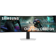 Samsung S49DG910SU computer monitor 124.5 cm (49") 5120 x 1440 pixels Dual QHD OLED Silver