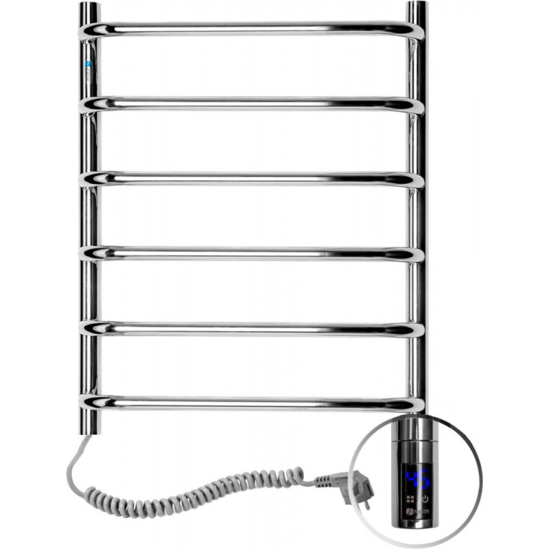 Navin Electric towel warmer Simfonia 480*600 Sensor with timer, left, 10-009133-4860.