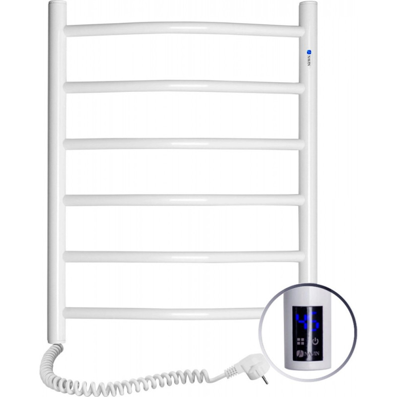Navin Electric towel warmer Kamelia 480*600 Sensor with timer, left, 12-007133-4860.