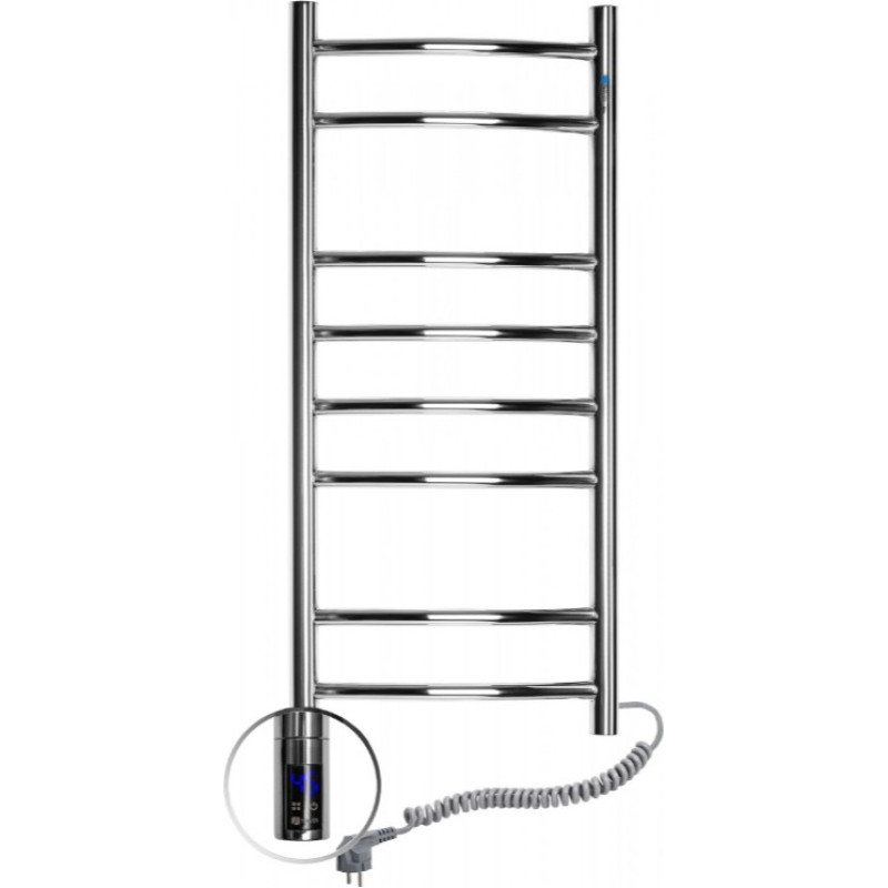 Navin Electric towel warmer Kamelia 360*800 Sensor with timer, right-hand version, 10-007033-3680.