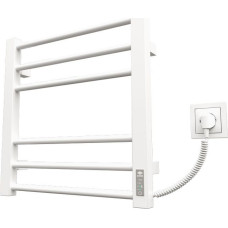 Kosser Towel warmer Step 500x500/6 ER, white, with timer.