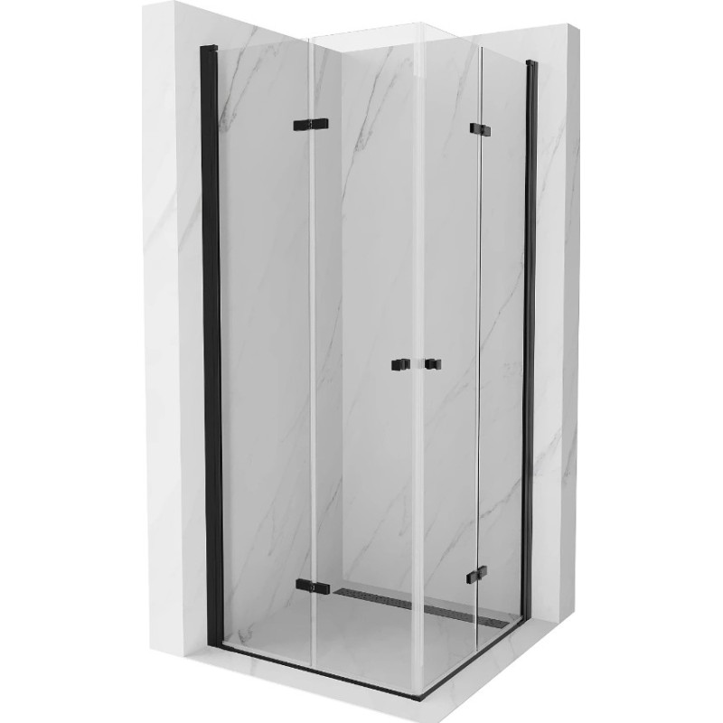 Mexen Shower enclosure Lima DUO, 90x90 cm, Black