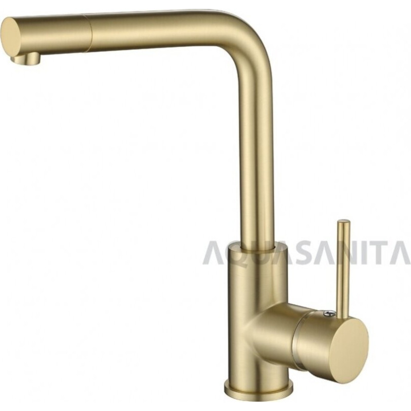 Aquasanita Kitchen faucet Forte 5553 - G (PVD), gold