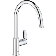 Grohe Sink mixer with pull-out hose, BauEdge, 30536000.