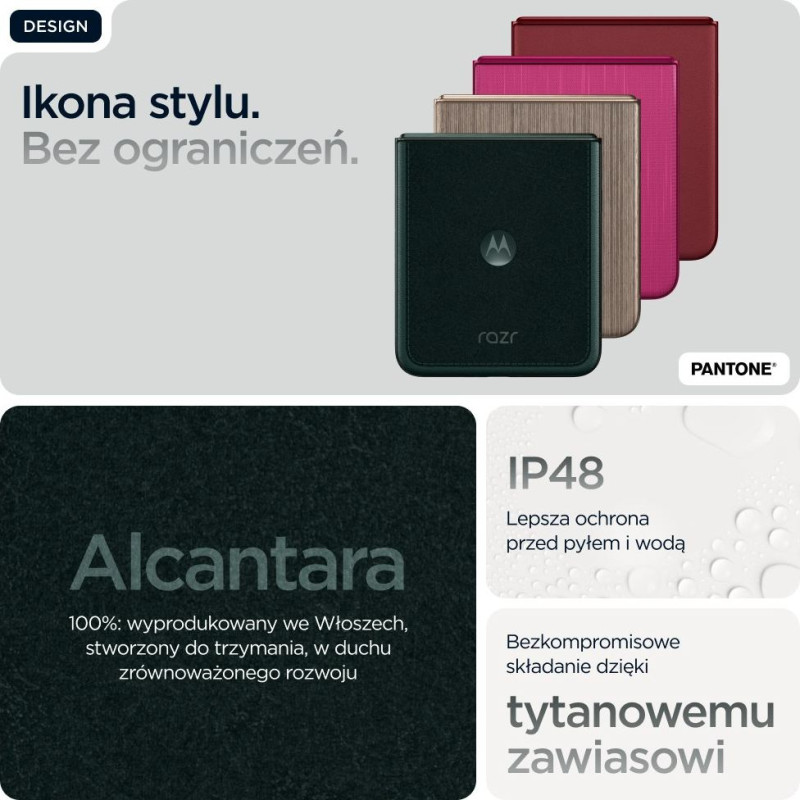 Motorola Moto RAZR 60 Ultra 5G DS 16/512GB Pantone Scarab