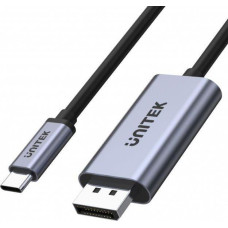 Unitek V1409A cable gender changer USB-C DisplayPort Black, Grey