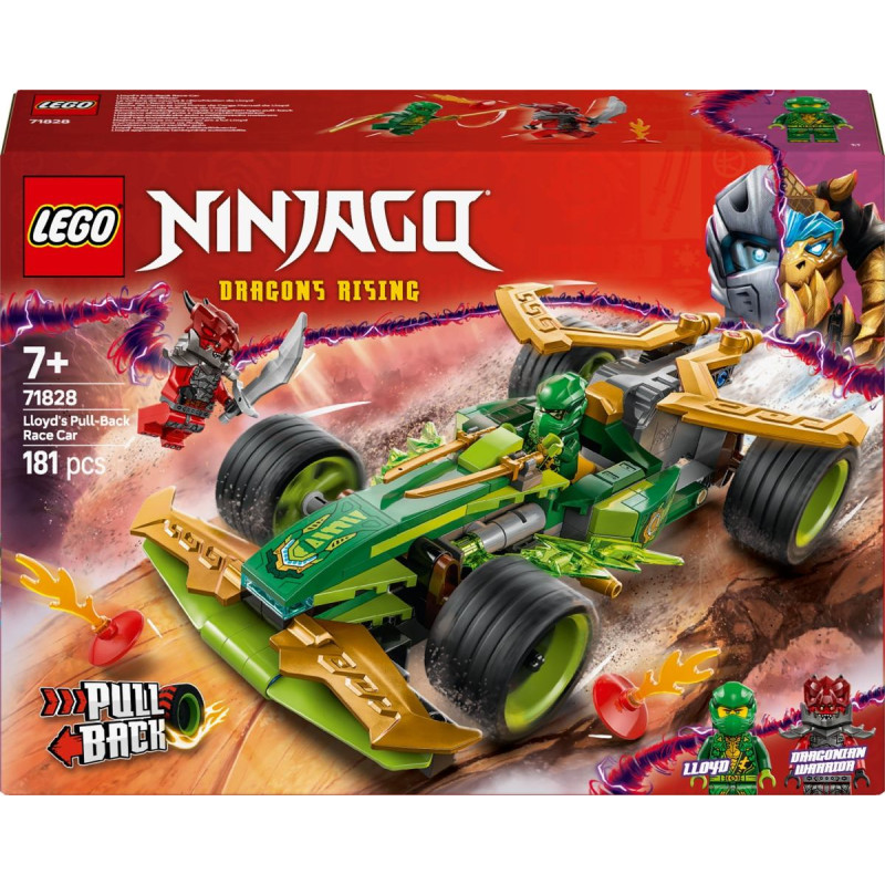 Lego Ninjago 71828 Samoch&oacute;d wyścigowy Lloyda z napędem typu pull-back