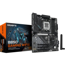 Gigabyte B850 GAMING WIFI6 Motherboard - AMD Ryzen 9000 Series CPUs, 6+2+2 Phasen Digital VRM, up to 8200MHz DDR5 (OC), 1xPCIe 5.0 + 2xPCIe 4.0 M.2, GbE LAN, WIFI 6, USB 3.2 Gen 2