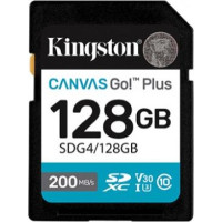 Kingston Memory card SD 128GB Canvas Go Plus 200/MB/s C10 U3 V30