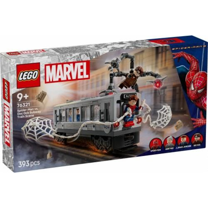 Lego Spider-Man vs. Doc Ock Subway Train Scene