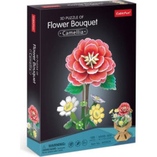Cubic Fun Puzzle 3D Flower bouquet - Camellias