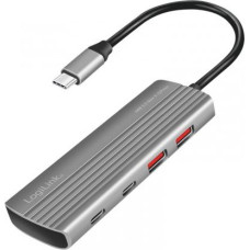 Logilink Ultra lim USB3.2 Gen2 hub,2xUSB-A,2xUSB-C,100
