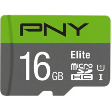 PNY Memory card microSDHC Elite 16GB P-SDU16GU185GW-GE