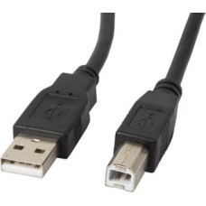 Lanberg Cable USB 2.0 AM-BM 3M Ferryt black