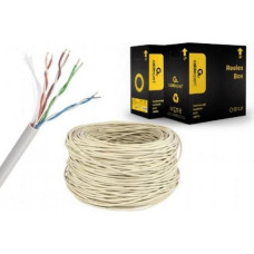 Gembird UTP solid gray cable, cat. 5E, AWG 24 CCA, 1000 ft