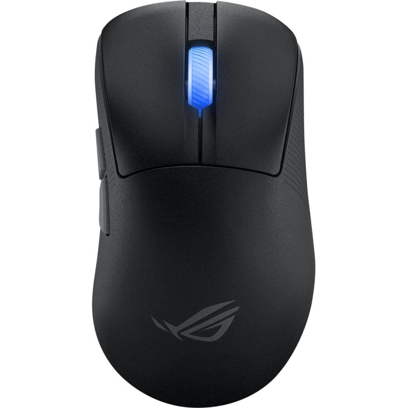 Asus ROG Keris II Ace Wireless AimPoint Black pele Speļu Labā roka RF Wireless + Bluetooth + USB Type-A Optisks 42000 DPI