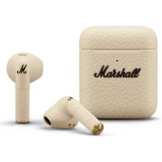 Marshall Minor IV TWS Bluetooth Wireless In-Ear Headphones BT 5.3, Active Noise Cancelling, Qi Wireless Charging, IPX4, Cream EU