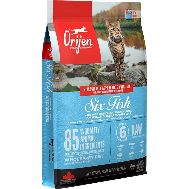 Orijen Six Fish Cat - dry cat food - 5,4kg