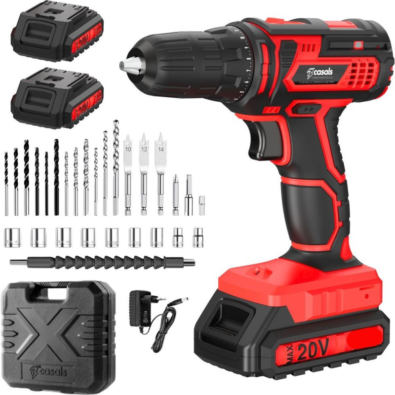 Casals CID2051BCA 20V cordless hammer drill/driver