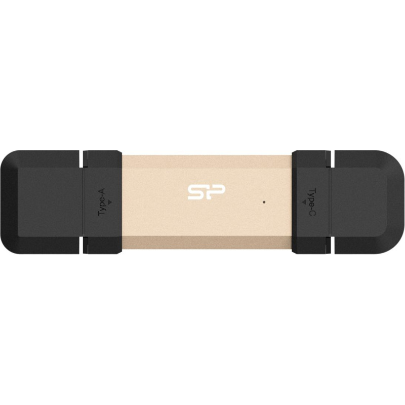 Silicon Power DS72 USB flash drive 250 GB USB Type-A / USB Type-C 3.2 Gen 2 (3.1 Gen 2) Gold