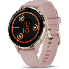Garmin Venu 3S 3.05 cm (1.2") AMOLED 41 mm Digital 390 x 390 pixels Touchscreen Gold, Rose Wi-Fi GPS (satellite)
