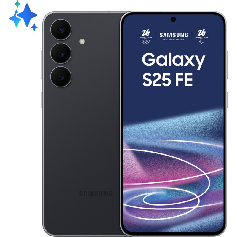 Samsung Galaxy S25 FE 5G 17 cm (6.7") Dual SIM USB Type-C 8 GB 128 GB 4900 mAh Black