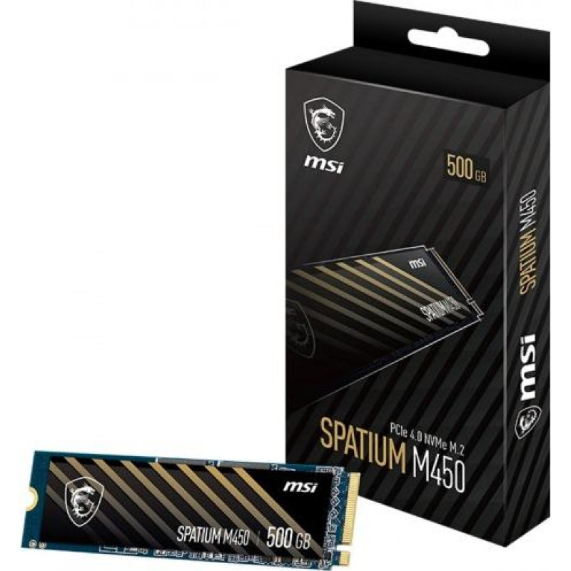 MSI SSD SPATIUM M450 500GB M.2 PCIe 4.0 3600/2300MB/s