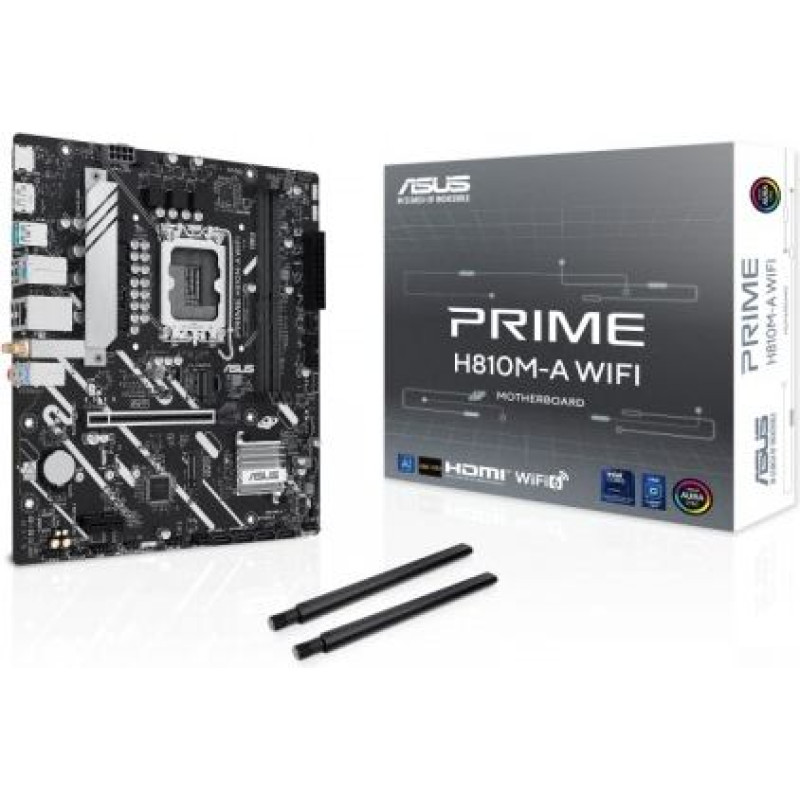 Asus Motherboard PRIME H810M-A WIFI s1851 XDDR5 USBC mATX