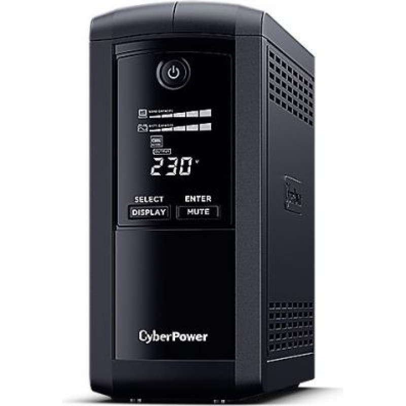 Cyberpower UPS VP700EILCD 700VA/390W AVR/USB/LCD/6xIEC