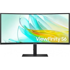 Samsung Monitor 34 inches ViewFinity S65UA VA 3440x1440 UWQHD 21:9 1xHDMI 1xDP 1xUSB-C(90W) 3xUSB 3.0 LAN (RJ45) 5ms 100Hz HAS+PIVOT curved speakers 3Y OS (LS34C652UAUXEN)